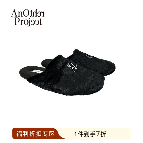 AnOtherProject刺绣家居拖鞋