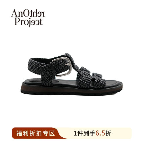 AnOtherProject编织罗马凉鞋