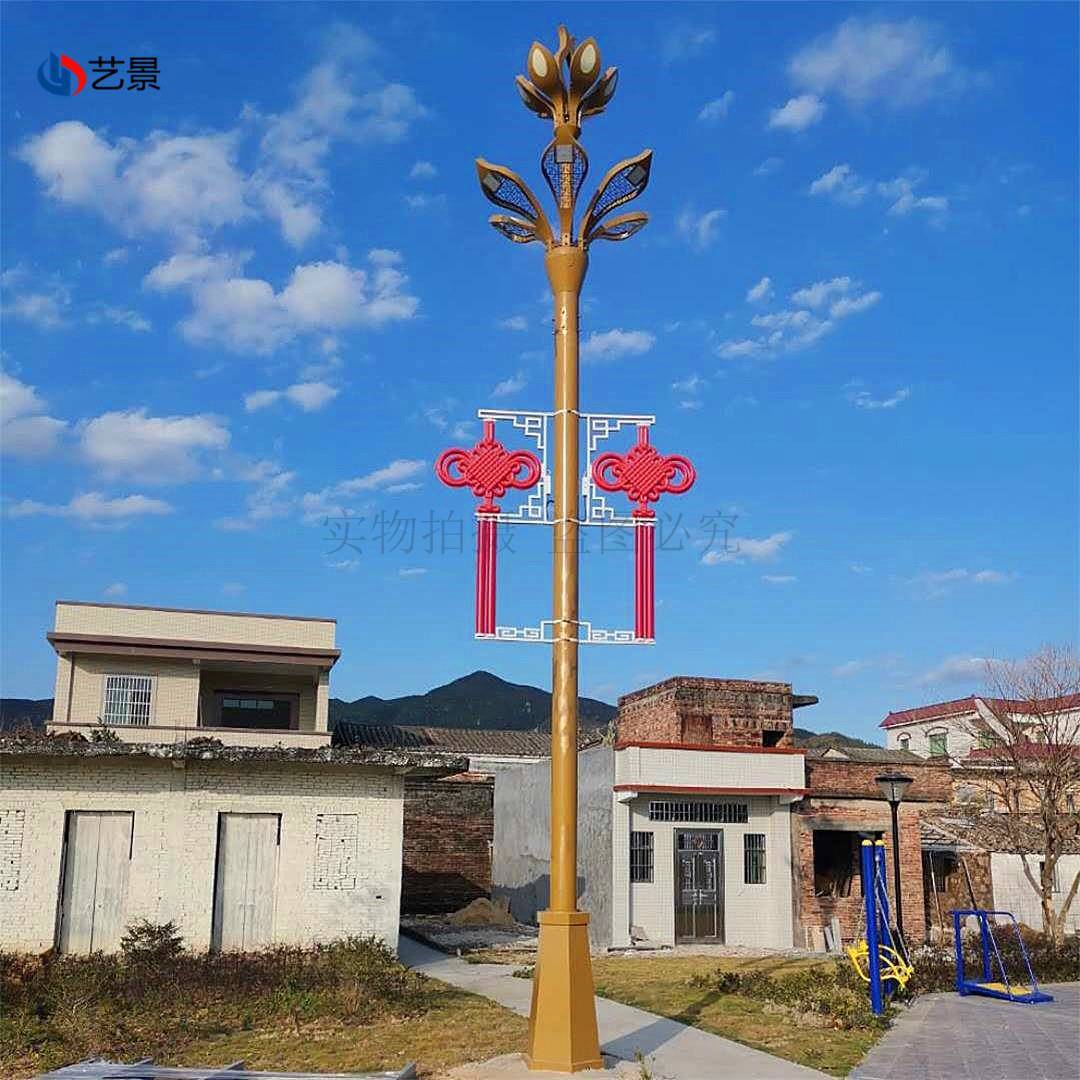 玉兰灯莲花造型荷叶兰花玉兰灯10米组合景观路灯LED300瓦玉兰灯