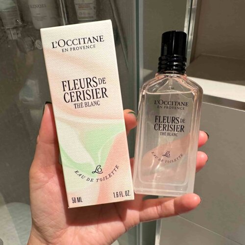 巴黎BC直邮L'Occitane欧舒丹THÉ BLANC 樱花白茶淡香水50ml限量版
