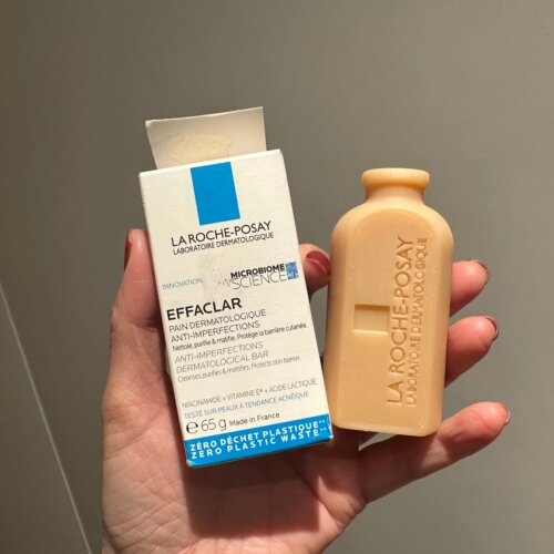 巴黎BC直邮理肤泉Effaclar净痘洁肤皂65g温和清洁油敏肌洁面香皂