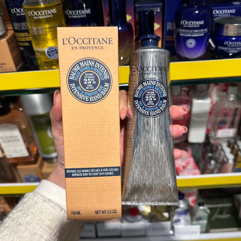 巴黎BC直邮 欧舒丹25%乳木果绵密深层滋养护手霜润150ML  intense