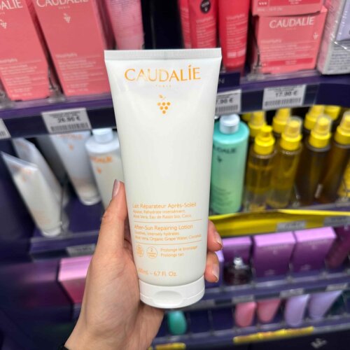 巴黎BC直邮法国Caudalie欧缇丽面部身体晒后修复乳200ml舒缓保湿