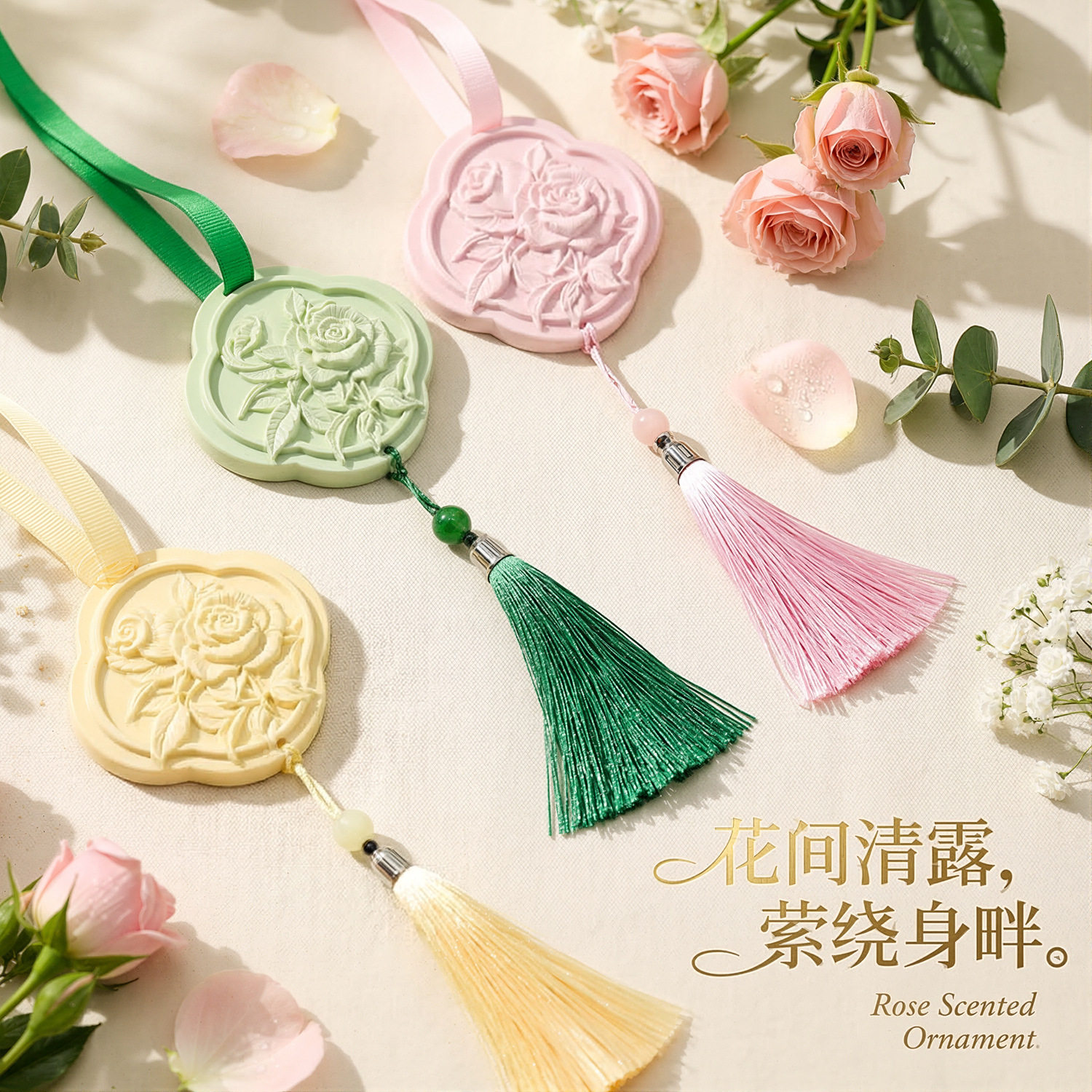 衣柜车载香薰石膏香片持久除味