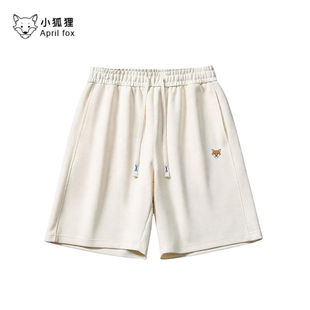 英国小狐狸美式2025新款夏装男款休闲五分裤子棉质透气宽松短裤