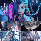 鼠标垫超大号二次元 动漫男高颜值电脑垫定制电竞游戏fps专用桌垫