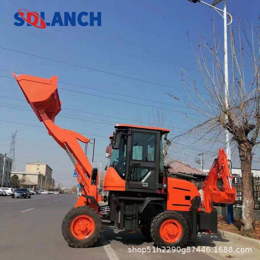 拖拉机采砂场建筑机械4x4小型1.5吨1吨反铲装载机源头工厂,五金/工具,挖掘机,淘宝优惠券,粉丝福利购,淘宝优惠卷