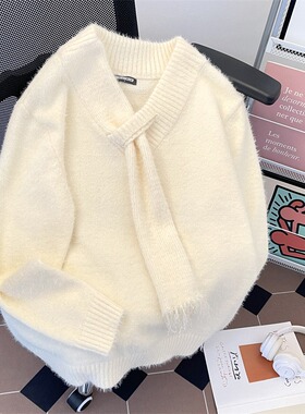 F08 高质量柔软毛衣带围巾 P52 黑色 杏色 M到XXL 自家图