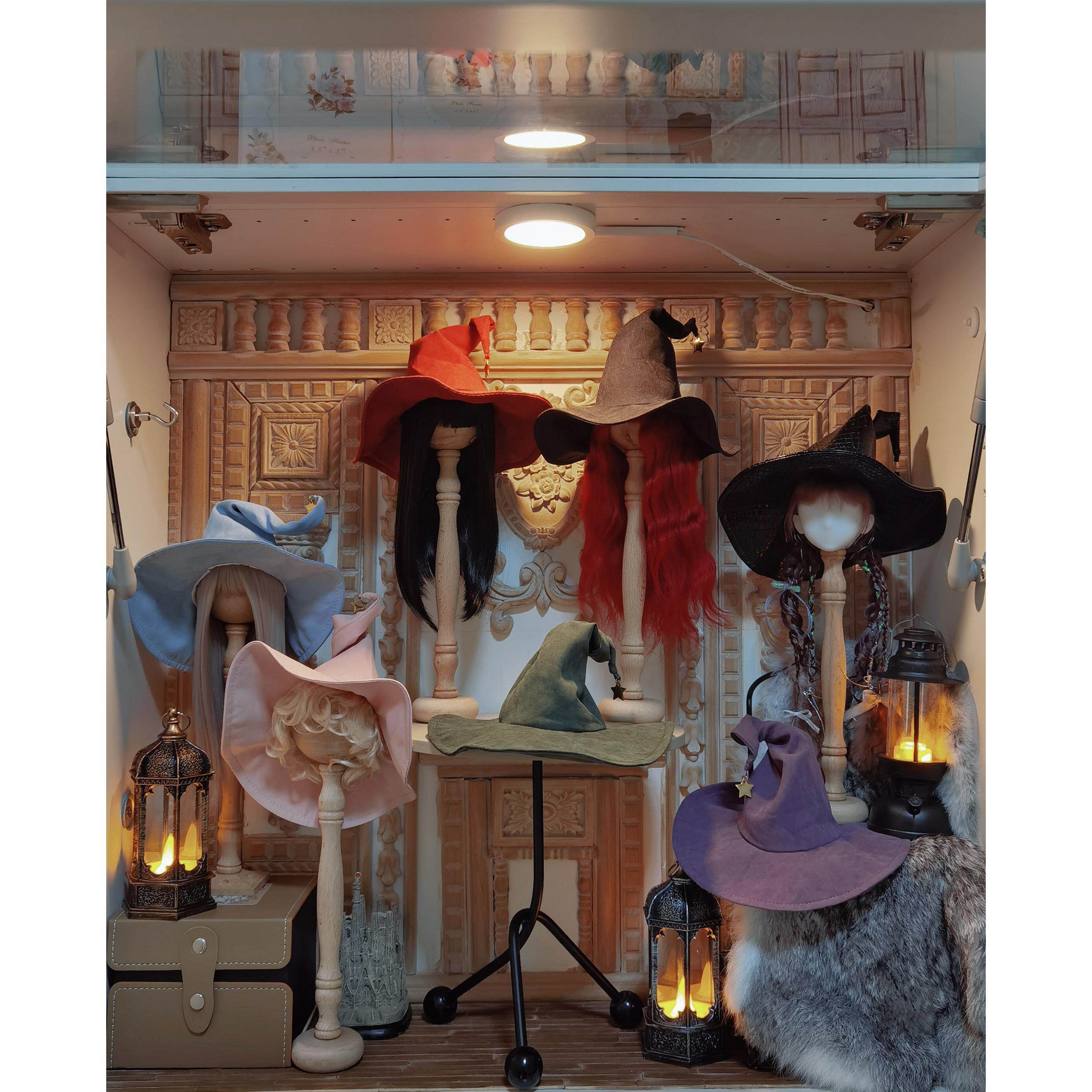 【现货】bjd 魔法帽 /巫师帽子 mdd 三分四分六分多尺寸现货
