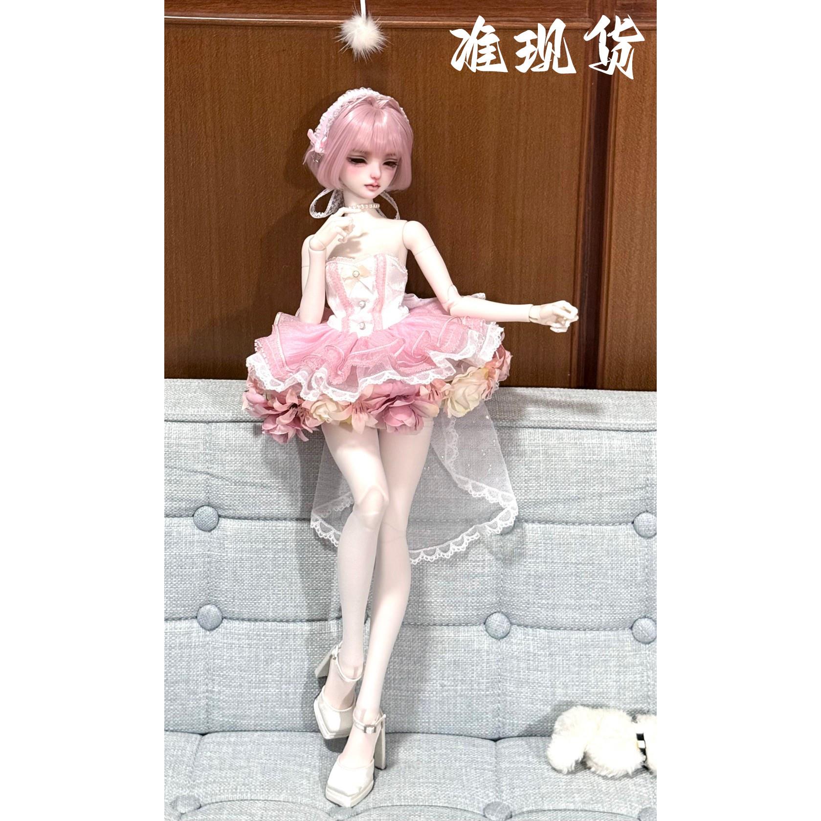 现货 BJD 素体 4 分大四分 振鹭少女可动球形关节人偶女体图片