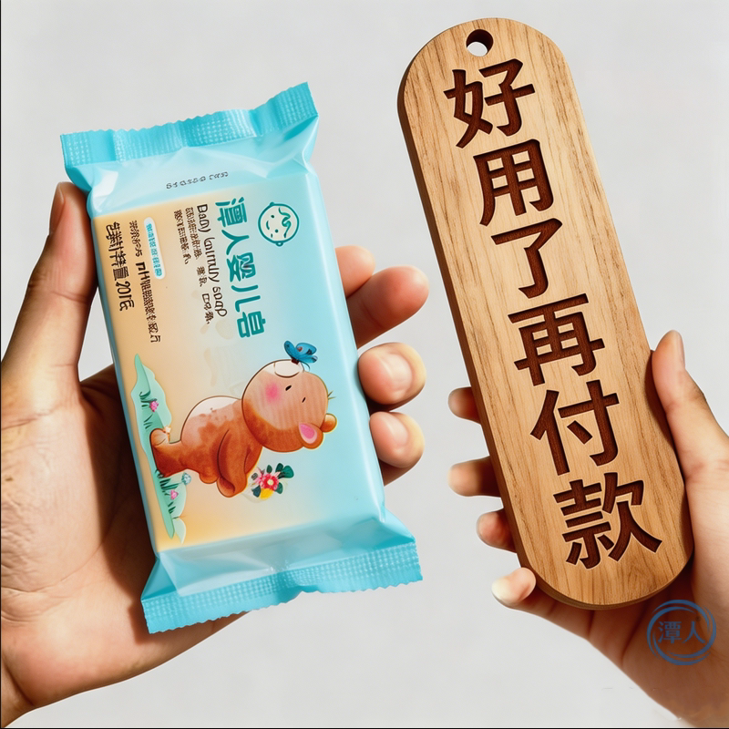 潭人婴儿洗衣皂强力大块宝宝专用肥皂新生婴幼儿尿布内内衣皂洁净