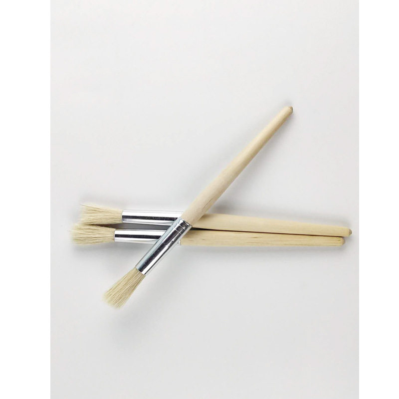 磨豆机咖啡机清洁刷 榉木猪鬃毛软毛刷 咖啡粉清洁毛刷木柄家居