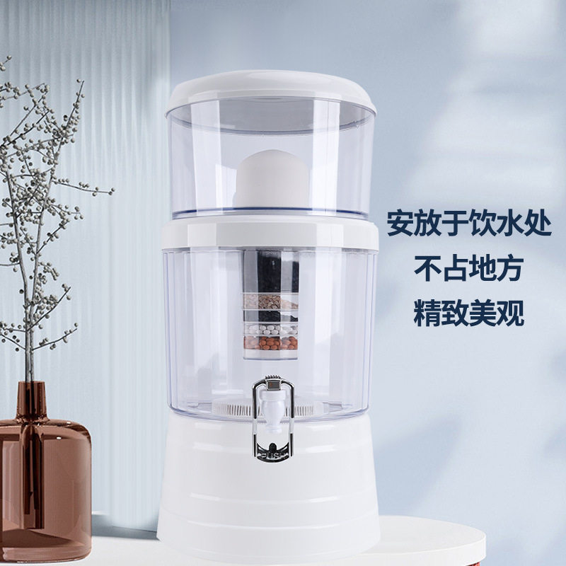 一体机直饮饮水机过滤桶厨房家用净水桶台式加自来水带龙头净水器