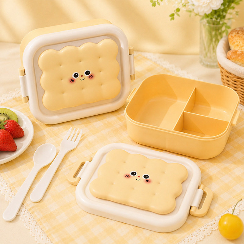 甜品系列萌趣饭盒高颜值学生便当盒办公室微波炉加热食品级午餐盒