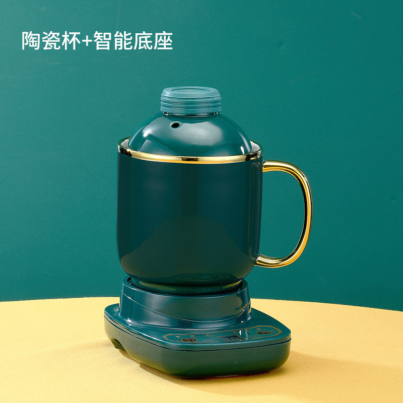 煮茶养生杯办公室宿舍迷你电炖杯分体电热茶杯高硼玻璃花茶壶礼品