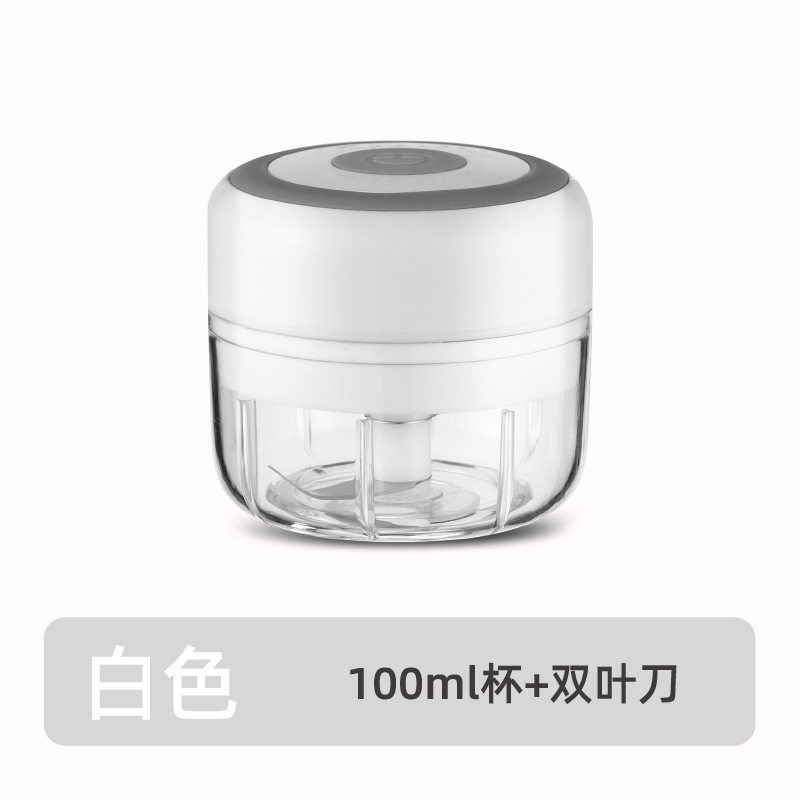 无线蒜泥器电动辅食机捣蒜器压蒜剥蒜搅蒜器蒜泥蒜蓉机绞肉机家用