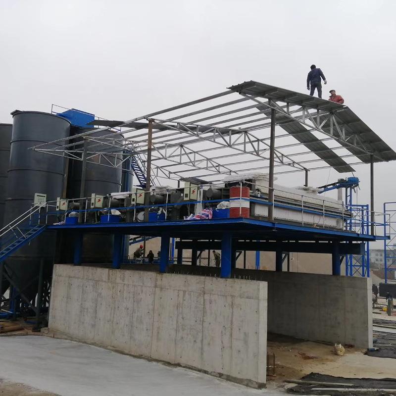 带式压滤机淤泥处理全自动污泥脱水机洗沙场淤泥处理设备制造