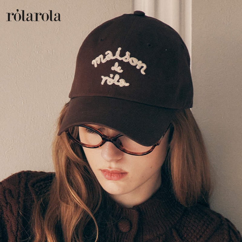 韩国字母刺绣棒球帽显脸小