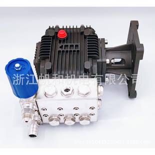 304不锈钢泵头高压清洗机热水泵耐高温强碱强酸泵头自吸陶瓷柱塞