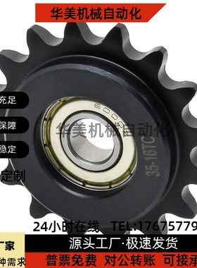 带轴承惰轮链轮 VLS01 12-25 35 40 50-16 17 18 19 20 21 25 DCR