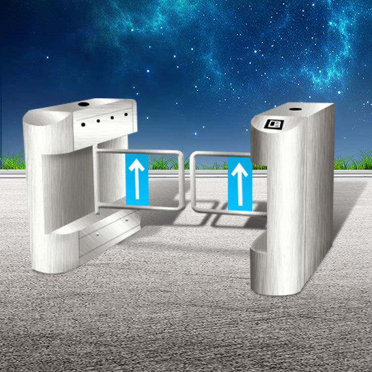 超市学校圆柱摆闸幼儿园翼闸门禁速通门人行通道闸机三辊闸