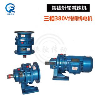 摆线针轮卧式BWD1立式减速机XWD2变速带直连电动机配国标铜芯电机