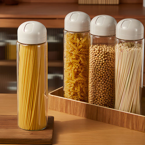 面条收纳罐厨房玻璃密封罐