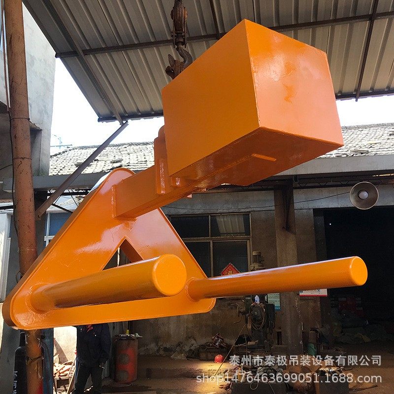 盘螺钢筋双卷起吊C型吊钩卷板钢卷螺纹钢起吊光面钢筋吊具定做