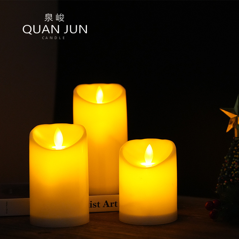 LED仿真假蜡烛电子蜡烛灯浪漫婚礼表白舞台乐会装饰剧本杀引路灯