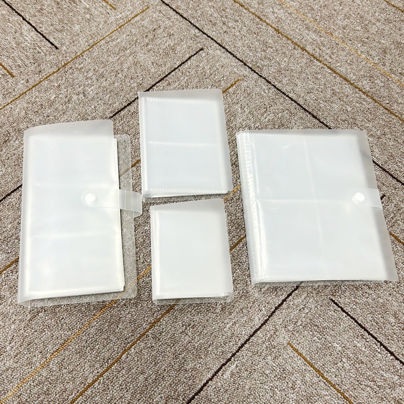 透明磨砂卡册一宫格二宫格三宫格四宫格3寸小卡收纳相册