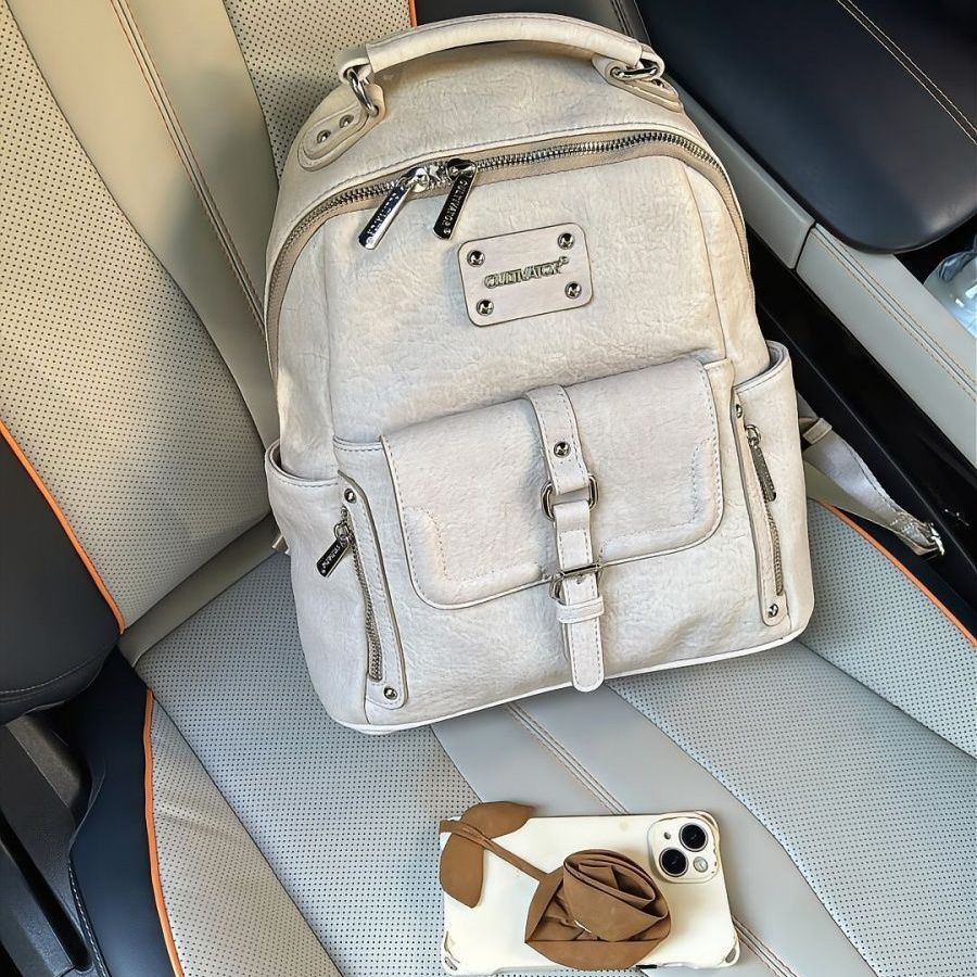 2025韩国流行背包双肩包学院风女士潮休闲大牌旅行包女大学生书包