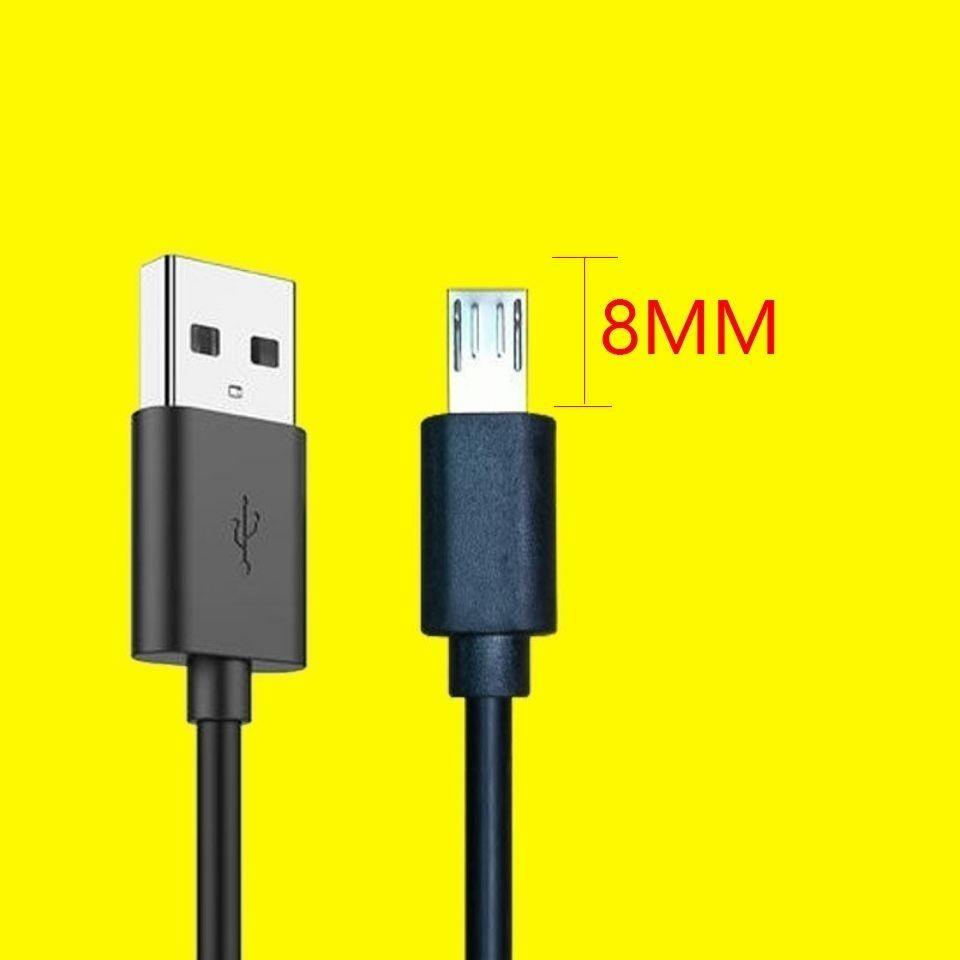 安卓头加长8mm接口充电器线适用于国产老人机儿童电话手表数据线