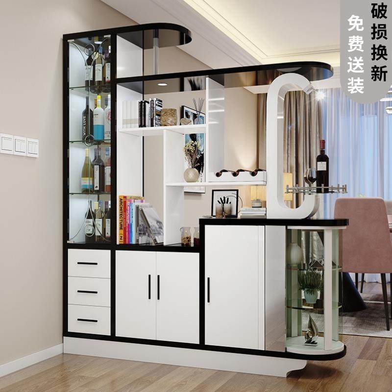 客厅进门酒柜隔断柜玄关柜双面现代简约入户门厅柜屏风鞋柜一体
