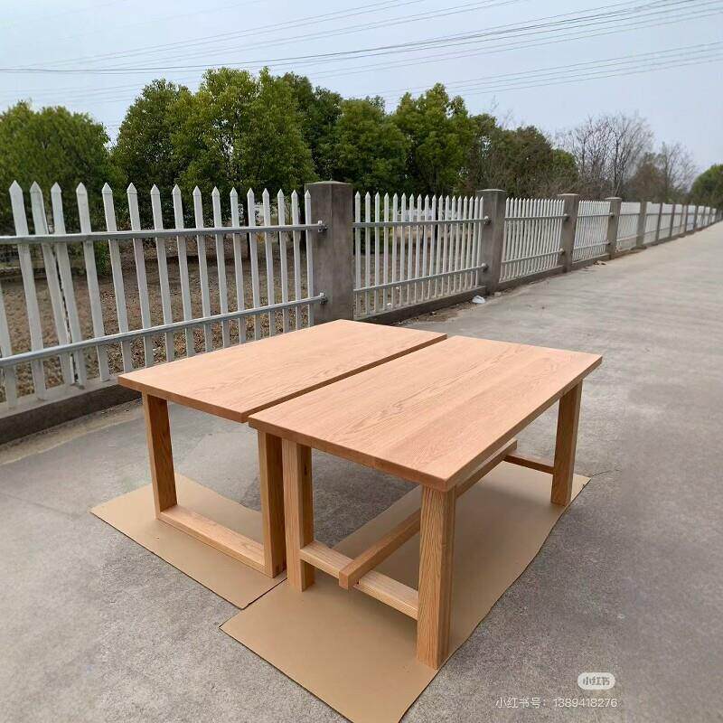 定制北美樱桃木莫比恩餐桌实木书桌简约现代家用办公电脑桌学习桌