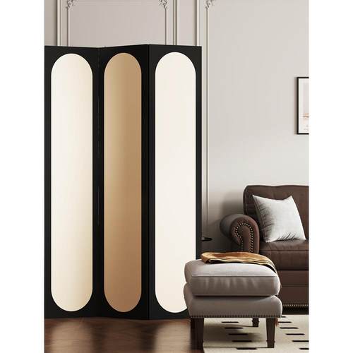 屏风隔断客厅折叠移动办公室卧室遮挡家用房间直播背景装饰折屏