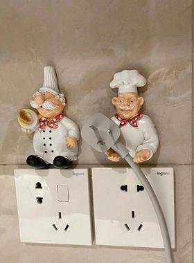 【新家的100个快递】插头固定器墙面装饰玄关装饰摆饰