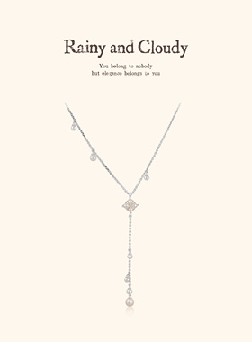 喷泉花园｜天然淡水珍珠毛衣链