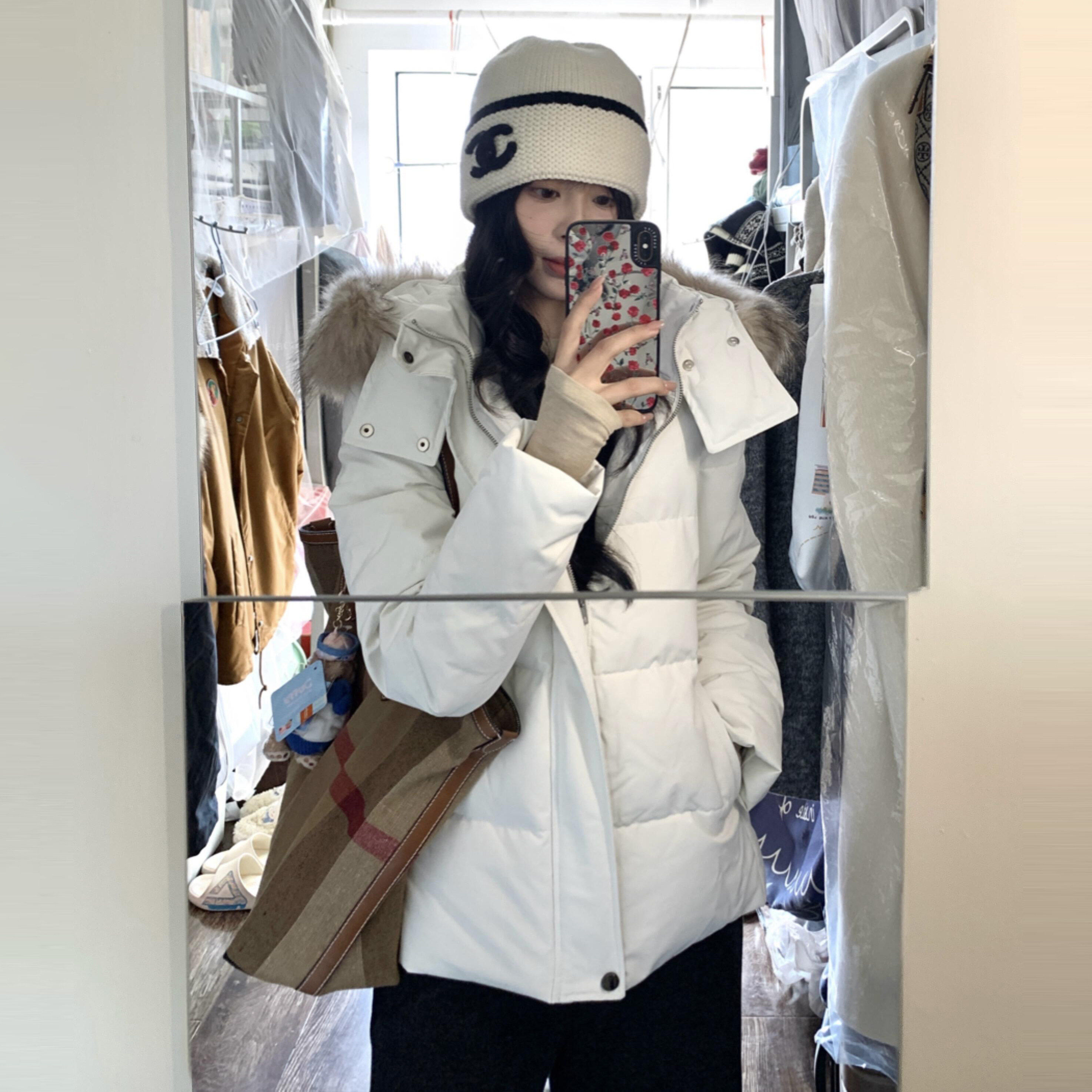 收腰棉服女2025冬季新款修身显瘦派克棉袄厚外套大毛领超好看棉衣,个性定制/设计服务/DIY,棉服工装,淘宝优惠券,粉丝福利购,淘宝优惠卷