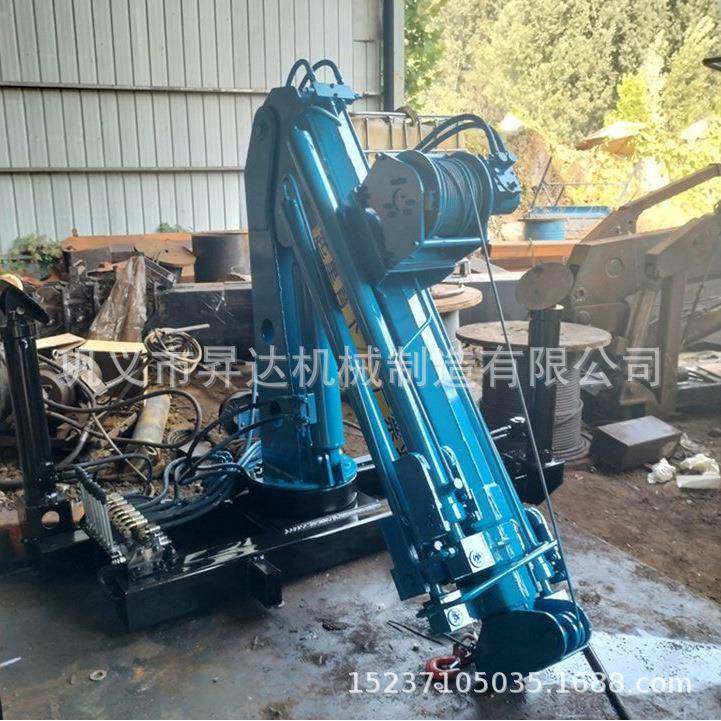 机械一吨全液压吊液压车载折臂吊重型液压起重机液压伸缩臂,搬运/仓储/物流设备,其他起重搬运设备,淘宝优惠券,粉丝福利购,淘宝优惠卷