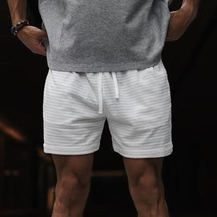 短裤 PTOFF 街头黑白运动休闲不过膝五分百搭美式 爆款 夏 灯芯绒新款
