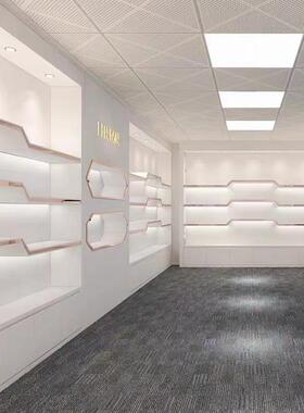 化品白色品多层柜展示柜科技展hj-7示台烤品漆妆商用鞋包产饰首饰