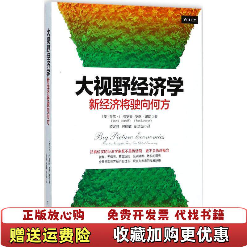 【正版图书】大视野经济学新经济将驶向何方凌定胜　顾晓敏　胡洁茹  译电子工业出版社9787121326684