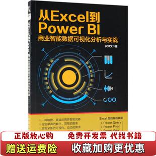 【正版图书】从Excel 到PowerBI 商业智能数据可视化分析与实战祝泽文中国铁道出版社9787113244538