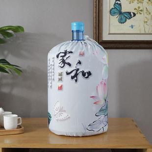小清新全包上开口抽绳饮水机桶罩饮水机罩布艺蕾丝防尘罩 韩版