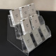 透明亚克力茶包展示架多层阶梯式 文创陈列架倾斜文具店中性笔货架
