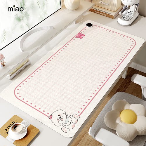 冬季加热鼠标垫办公室桌面暖桌垫学生写字发热桌垫暖手开关恒温