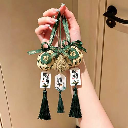 端午艾草门挂diy材料香包香囊艾草花束挂饰手工入户门装饰送人挂
