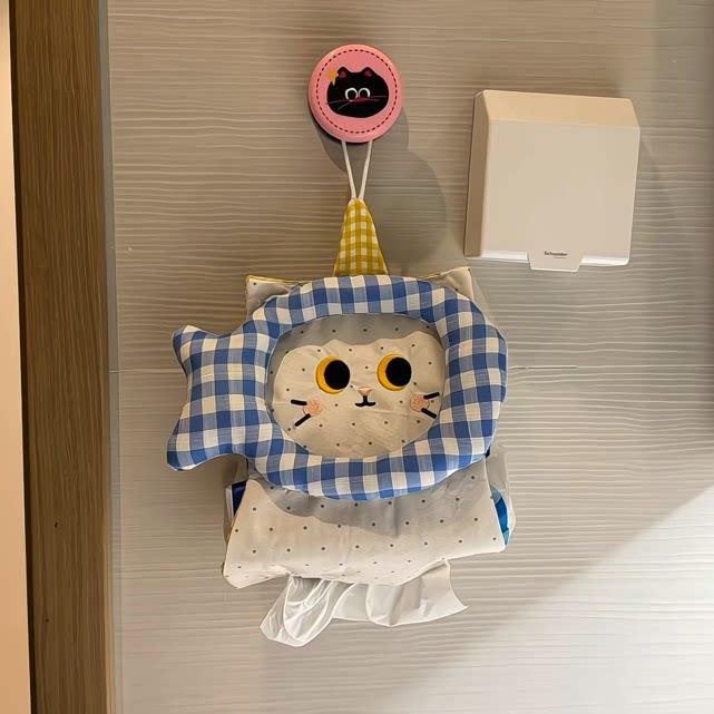 可爱猫咪纸巾袋家用客厅