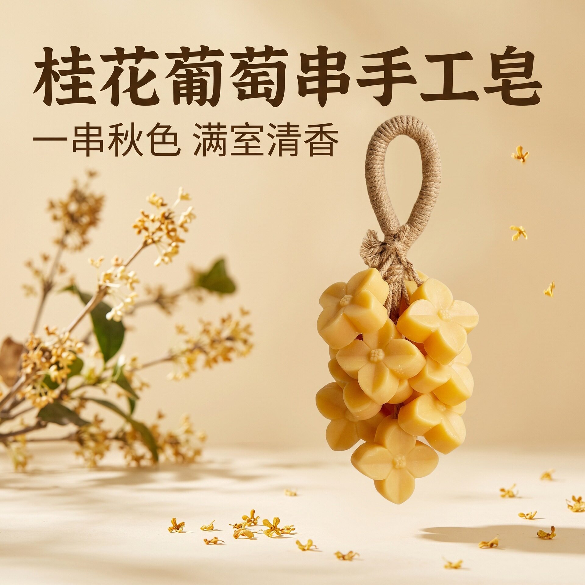 教师节桂花手工皂礼盒洗手香皂