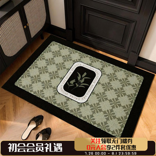 入户门地垫高级感进门丝圈防滑脚垫轻奢家用耐脏门垫玄关耐磨地垫